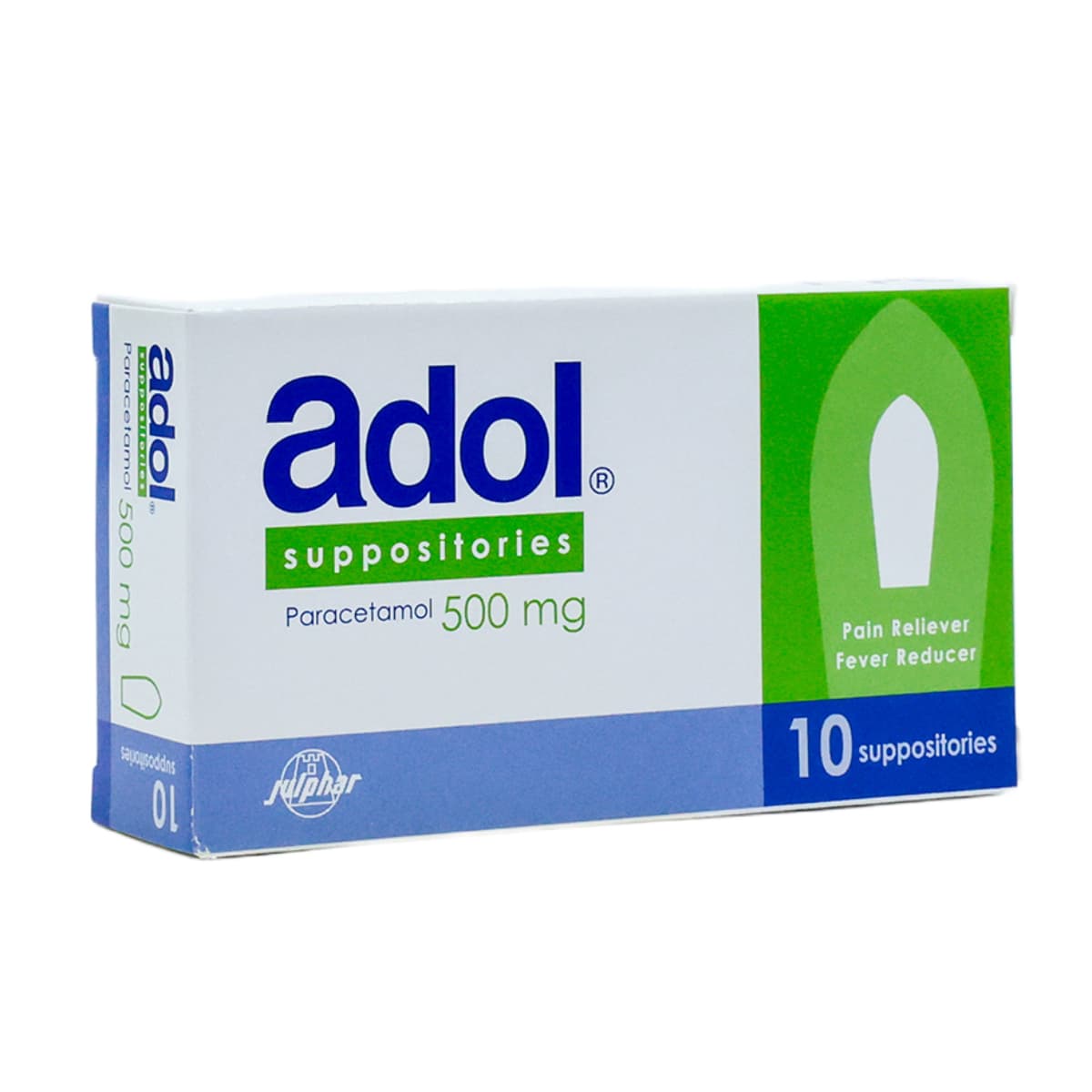Adol, Paracetamol, Suppositories, Mg - Pcs 500 10 (تصویر 2 از 2)