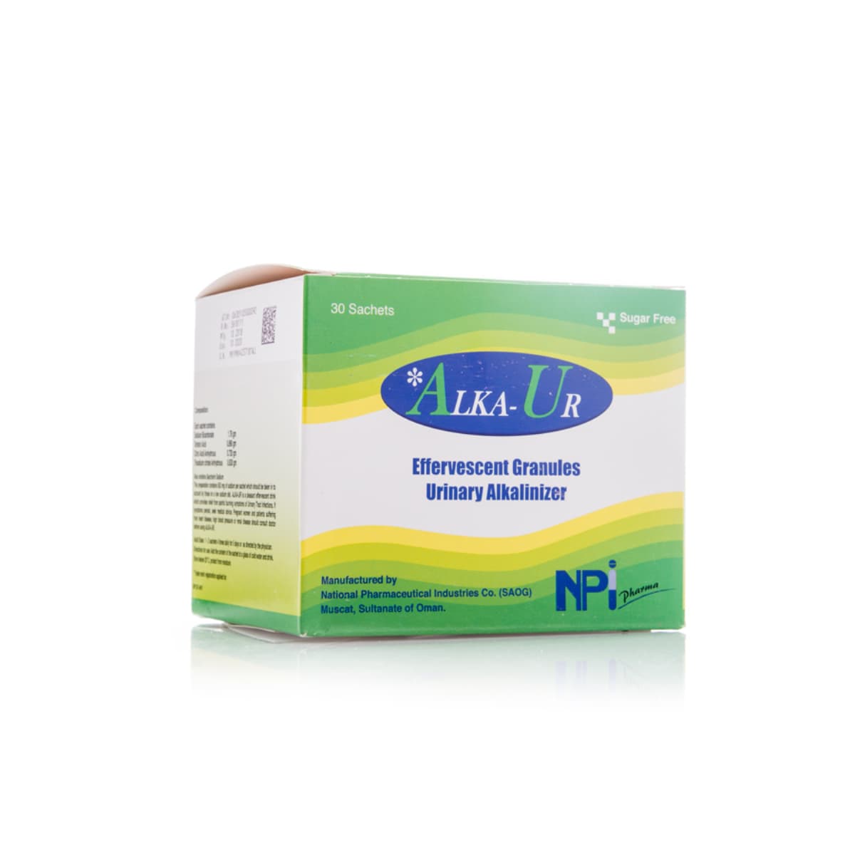 Alka-Ur, Effervescent Granules, Para sa Urinary Tract Infection at Pamamaga - 30 Sachet (Larawan 1 ng 1)
