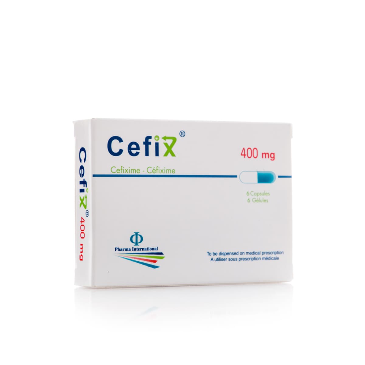 Cefix400 Mg, Antibiotic, Suspension, Bawasan ang Bacterial Infections - 6 Capsules (Larawan 1 ng 1)