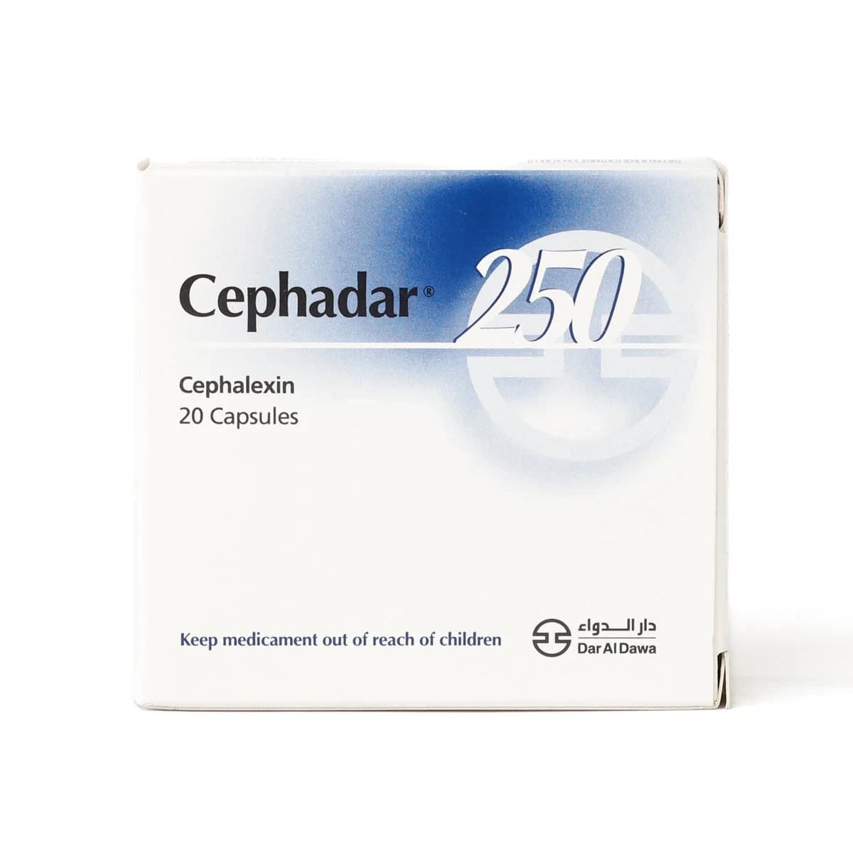 Cephadar, Cephalexin 250 Mg, Antibiotic - 20 Capsules (Larawan 1 ng 2)
