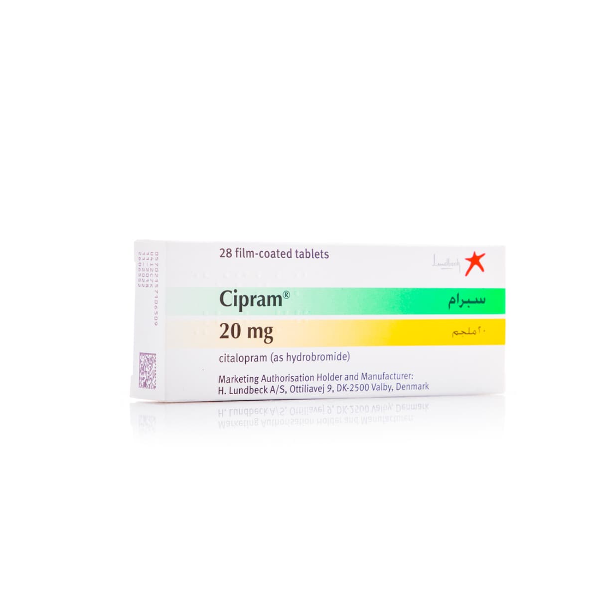 Cipram20 Mg, Antidepressant, Para sa Mental Disorder - 30 Tablets (Larawan 1 ng 1)
