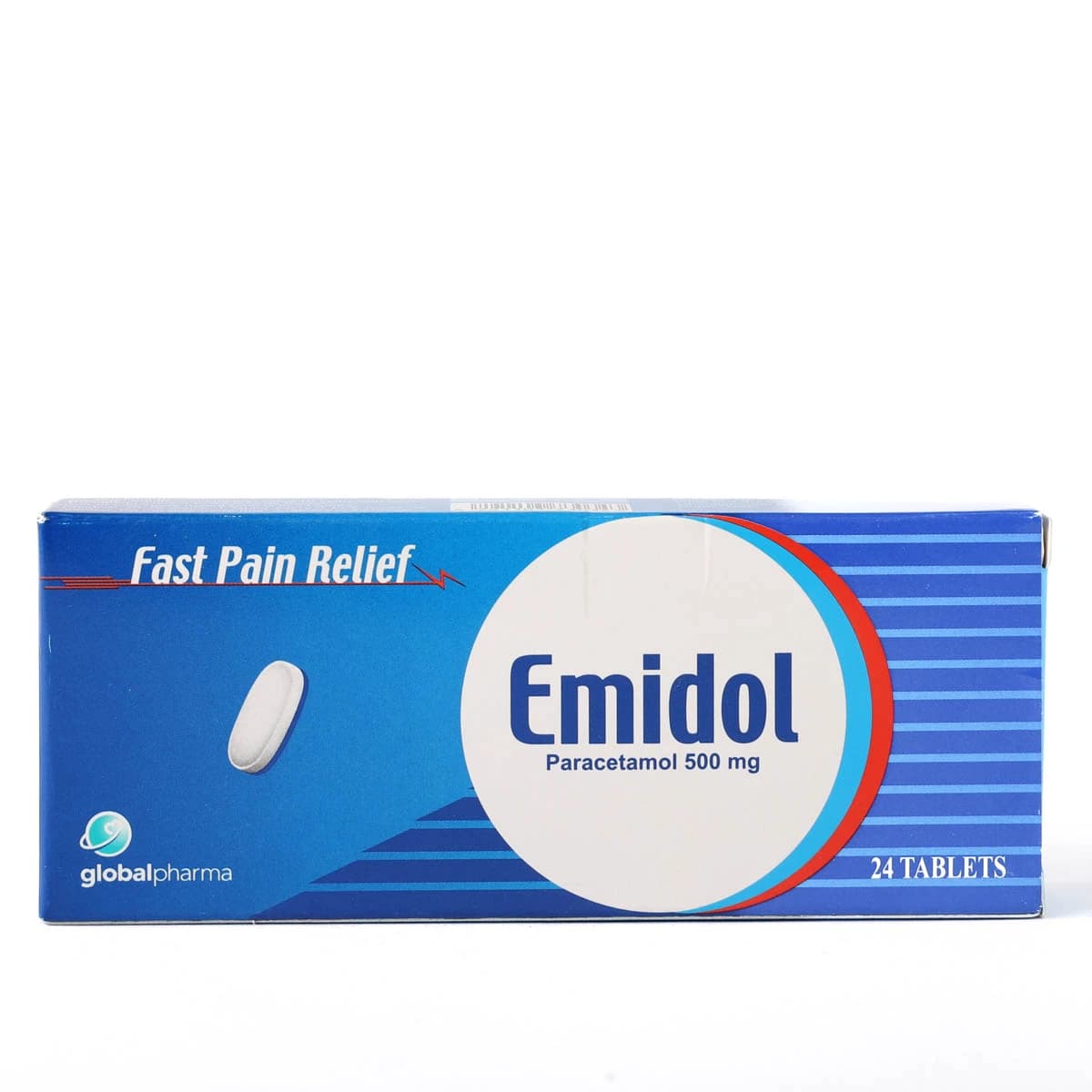 Emidol 500 Mg, Analgesic & Antipyretic - 24 Tablets (Image 1 of 1)