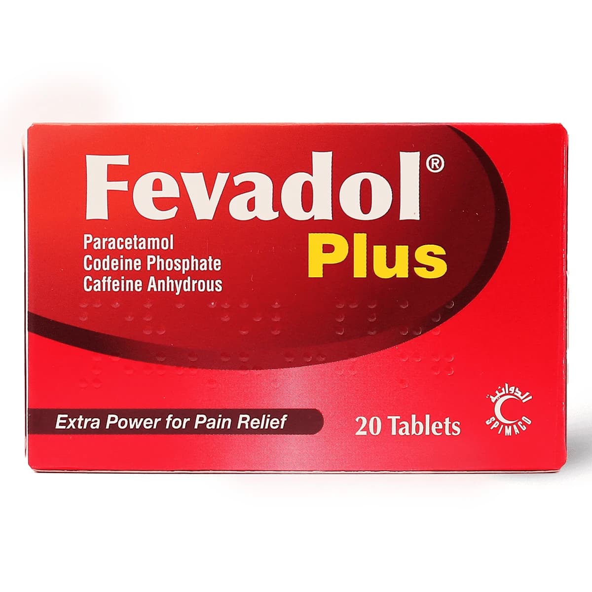Fevadol Plus, Analgesic & Antipyretic - 20 Tablets (Image 1 of 3)