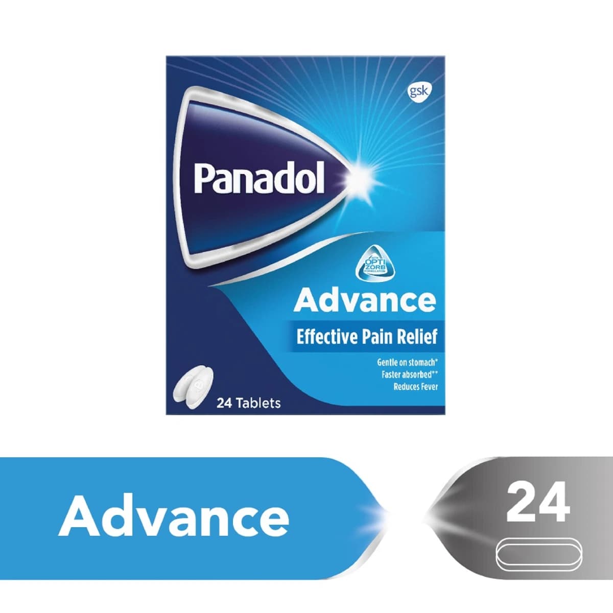 Panadol Advance - 24 Tablets (Image 1 of 3)