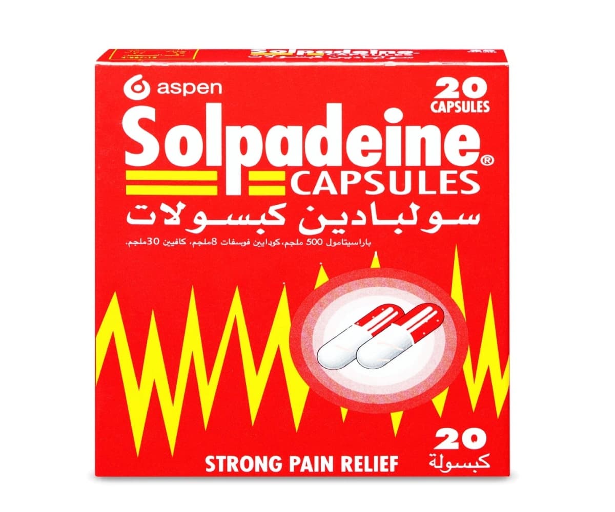 Solpadeine, Analgesic at Antipyretic - 20 Capsules (Larawan 1 ng 1)