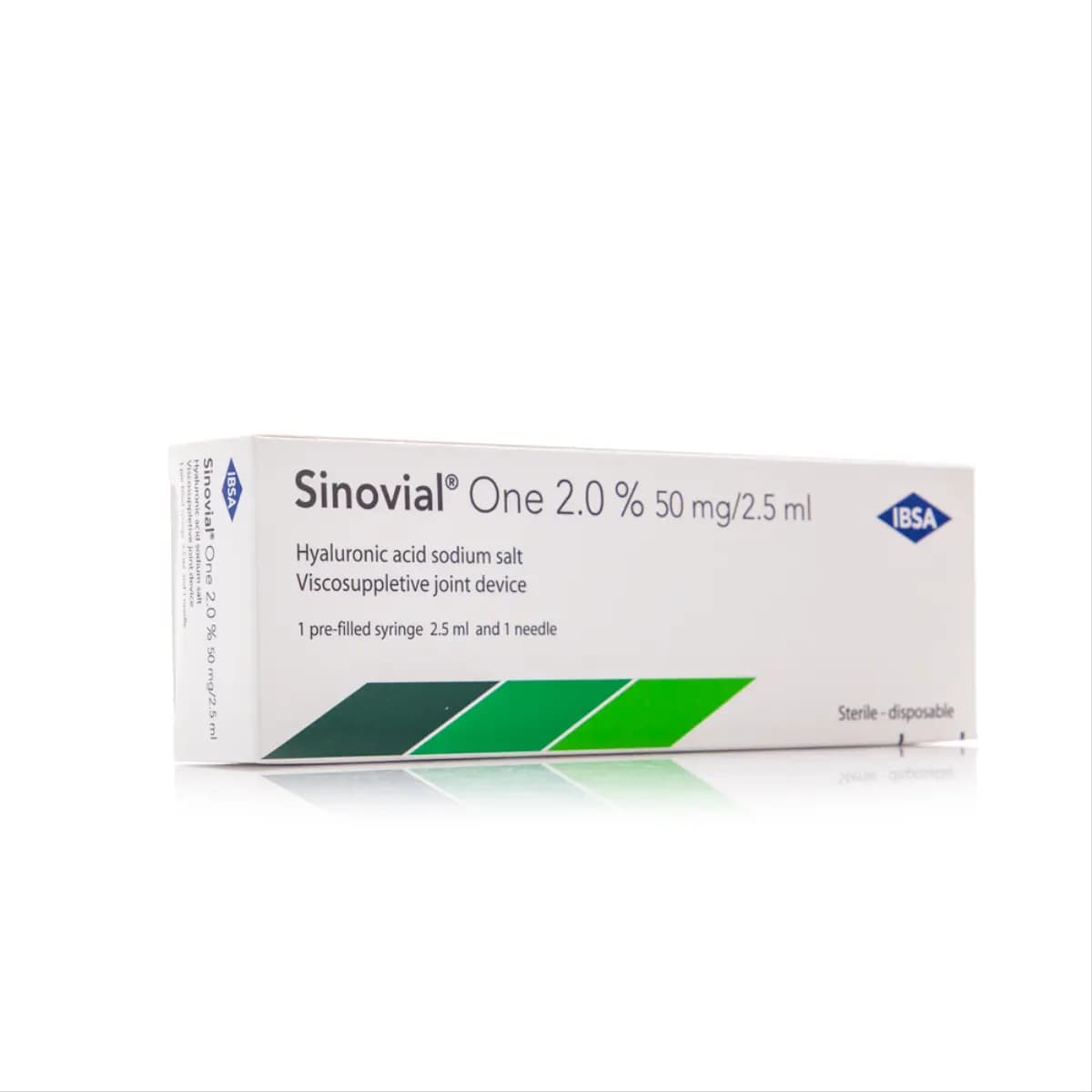 Sinovial One 2.0% 50 Mg/2.5 Ml, For Arthritis - 1 Pre-filled Syringe (Image 1 of 2)