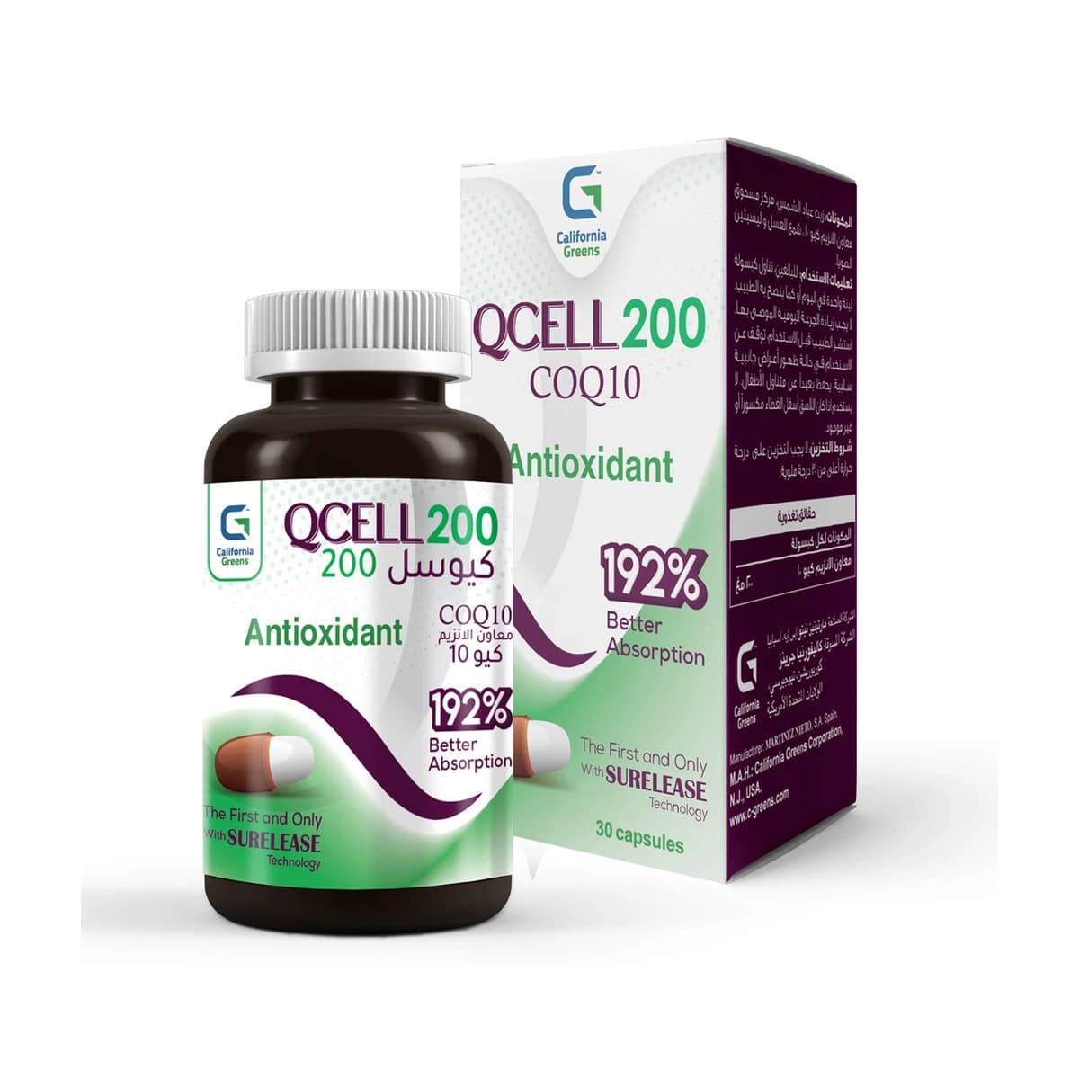 Kyocel CoQ10 200 mg Antioxidant - 30 کیپسول (تصویر 1 از 1)