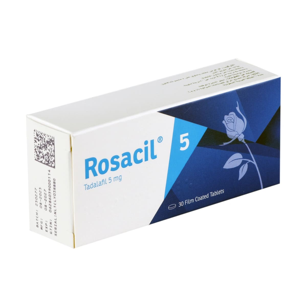 Rosacil, Tadalafil, 5 Mg - 30 Tablets (Image 3 of 3)