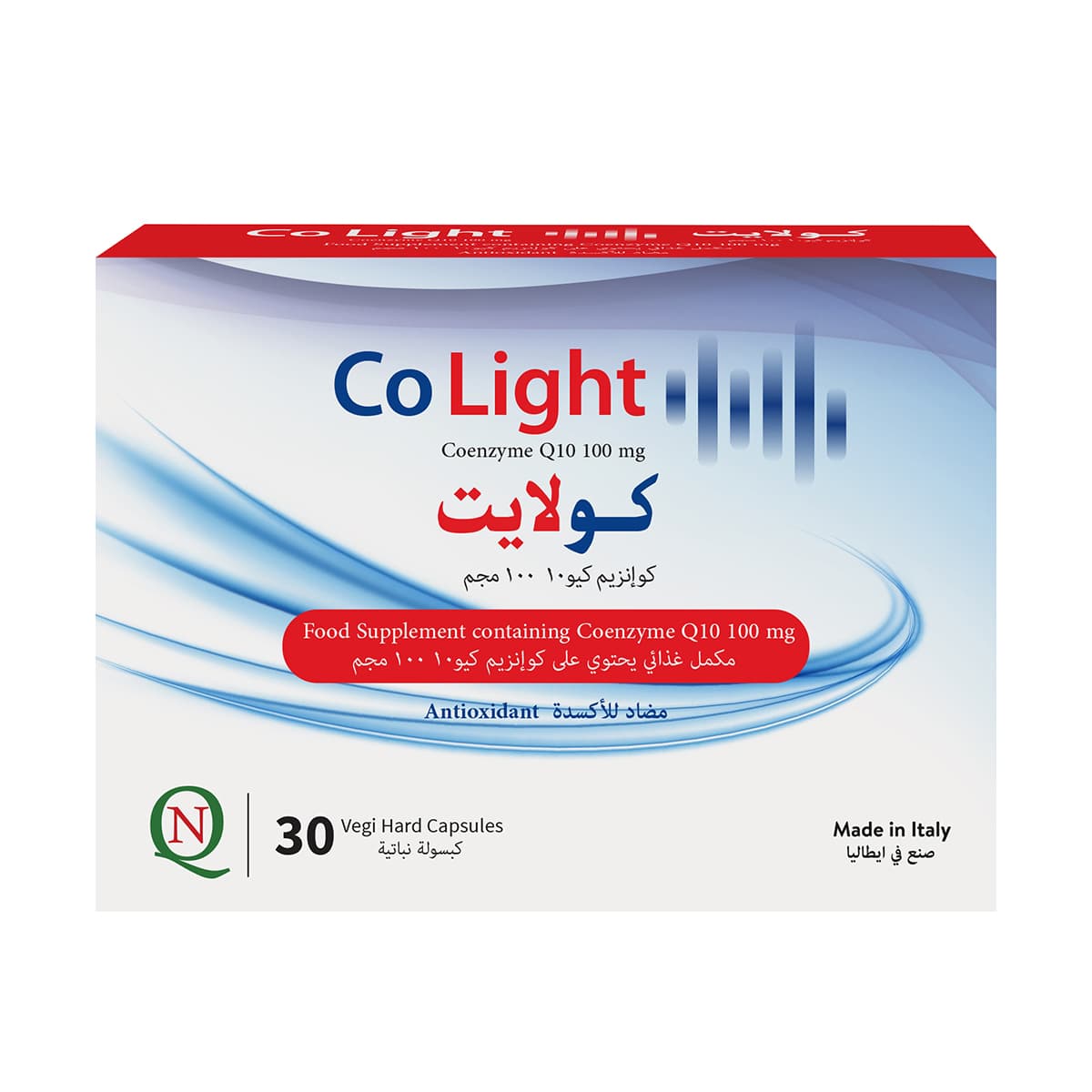 Co Light, Food Supplement, Co Enzyme Q10, 100 Mg - 30 Capsules (Image 3 of 3)