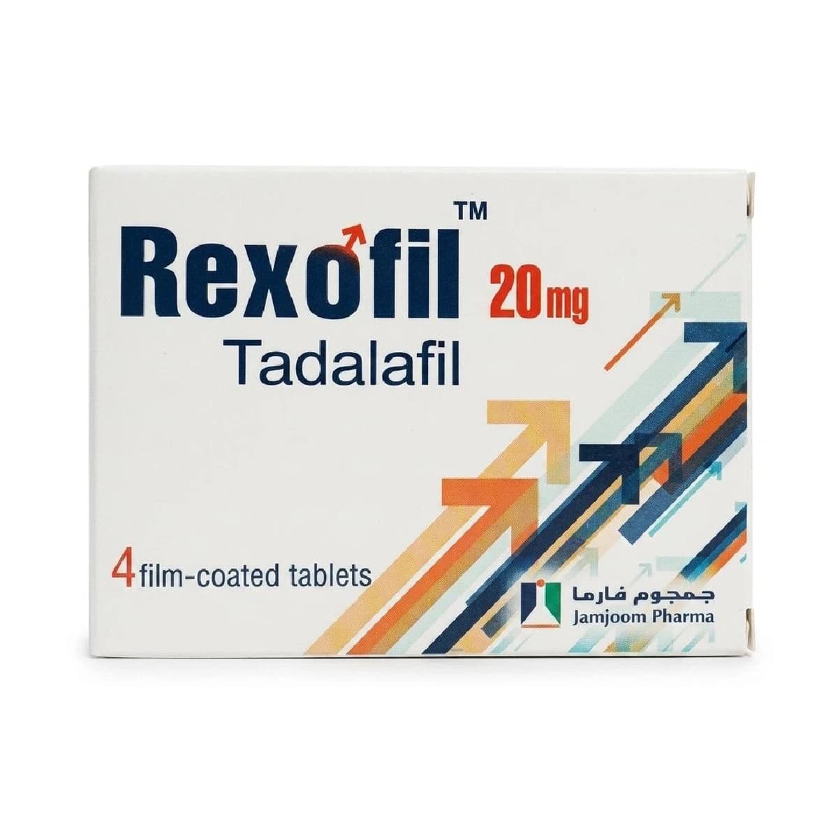 Rexofil, Tadalafil, 20 Mg, Film-Coated Tablets - 4 Tablets (Larawan 2 ng 2)