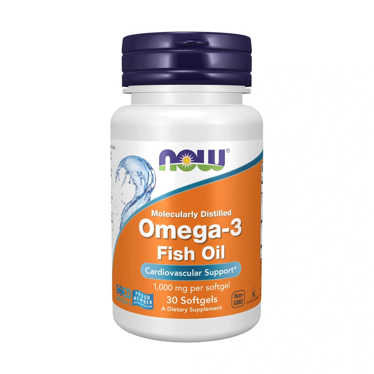 Now, Omega-3 1000Mg, Cardiovascular Support - 30 Softgel (Larawan 2 ng 2)
