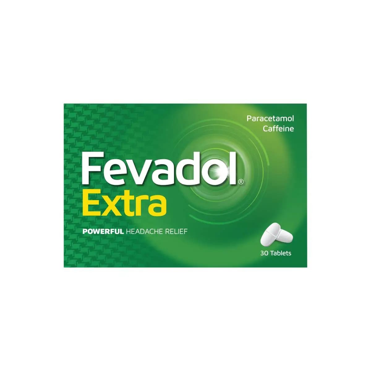 Fevadol, Extra For Pain Relief & Fever Reduction - 30 Tablet (Larawan 2 ng 2)