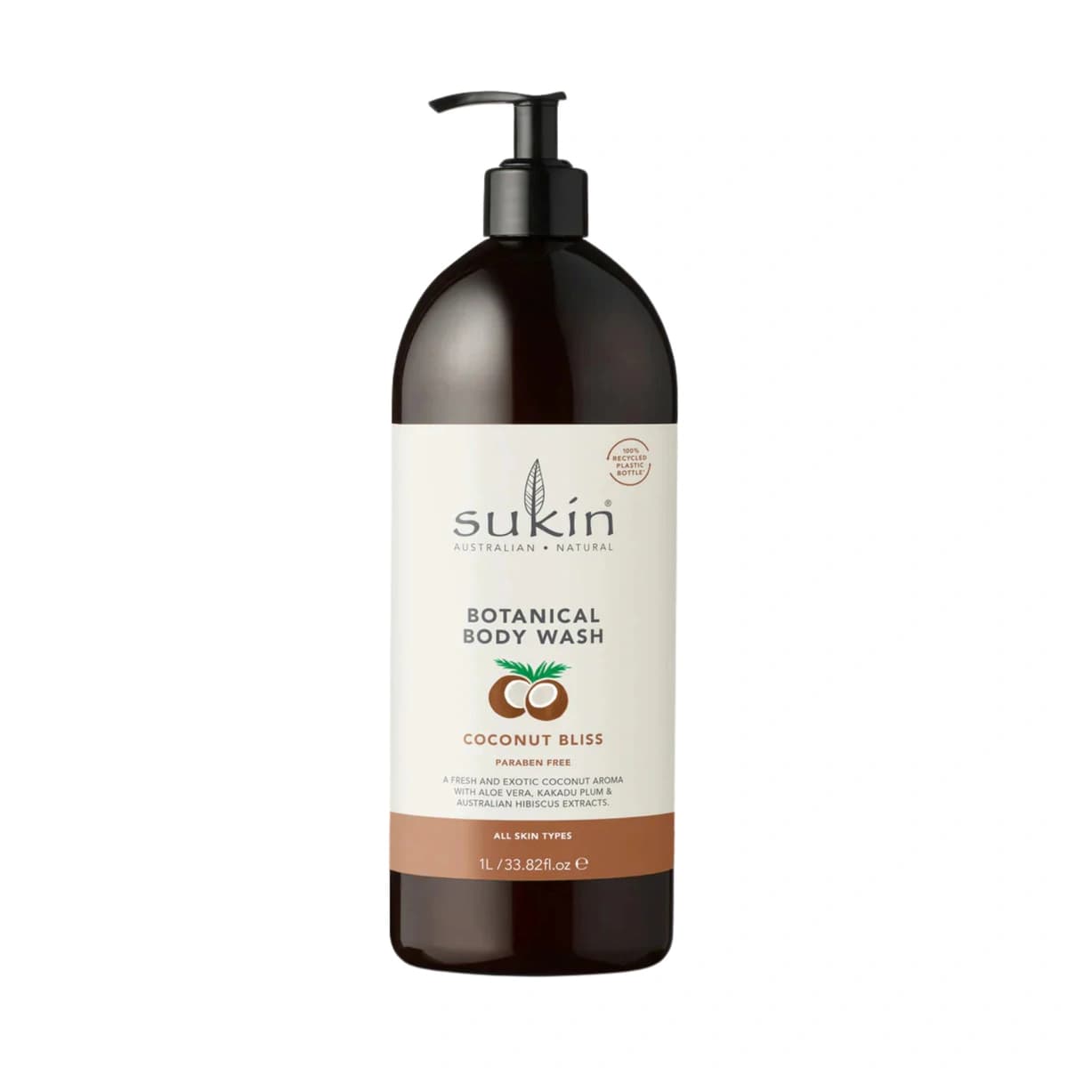 Sukin, Body Wash Coconut Bliss For Refreshing Skin - 1000ml (Larawan 1 ng 1)