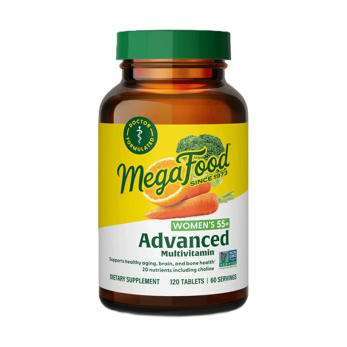 MegaFood, Women's 55+Advanced Multivitamin - 120 Tablet (Image 1 of 1)