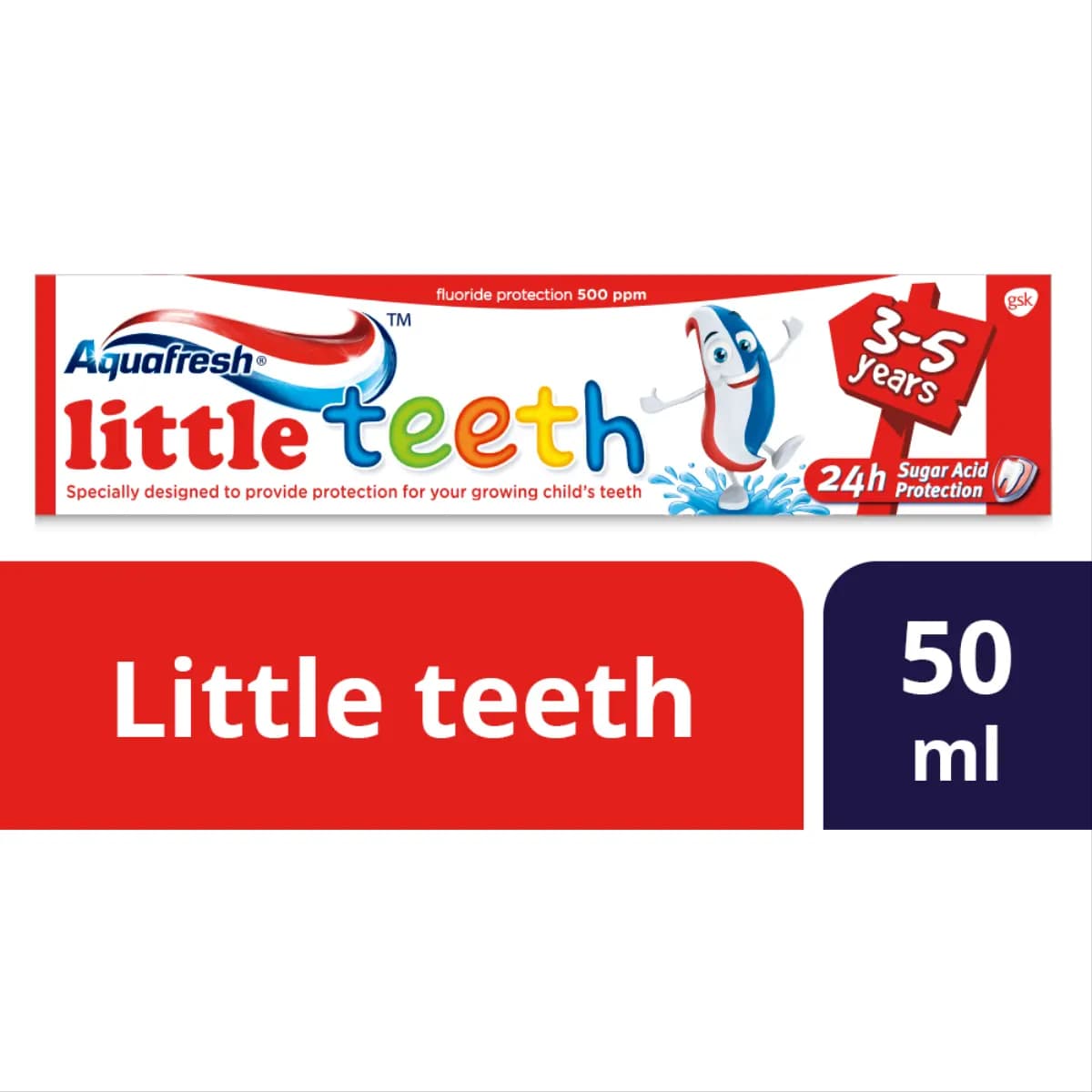 Aquafresh Little Teeth Toothpaste - 50 Ml (Image 1 of 1)