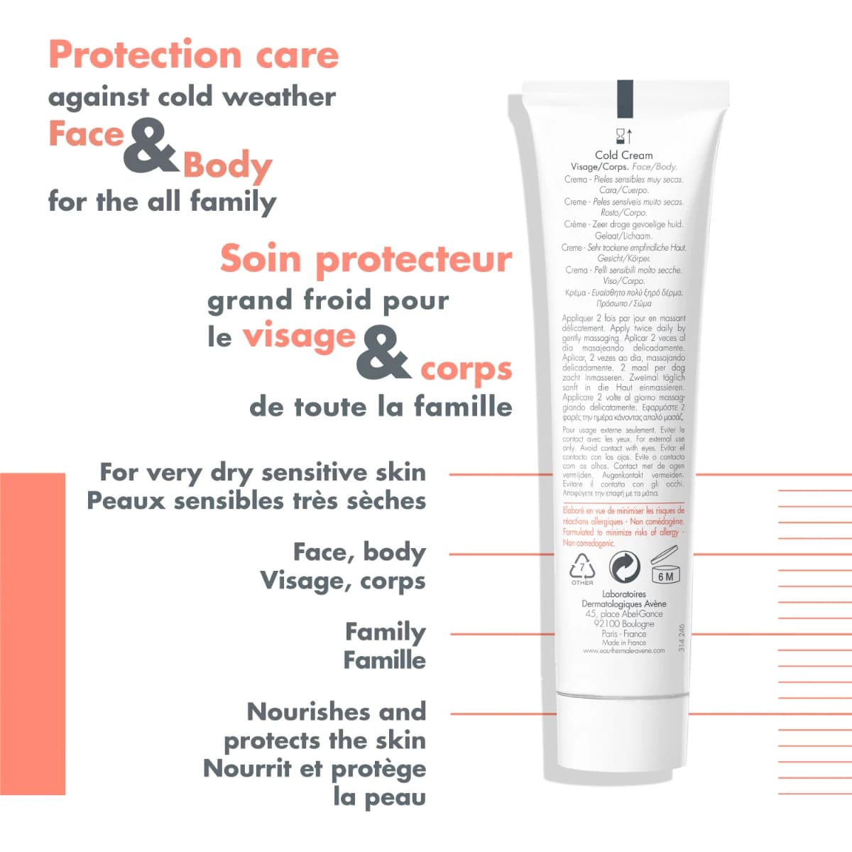Avene, Cream Cold - 100 Ml (Image 3 of 5)