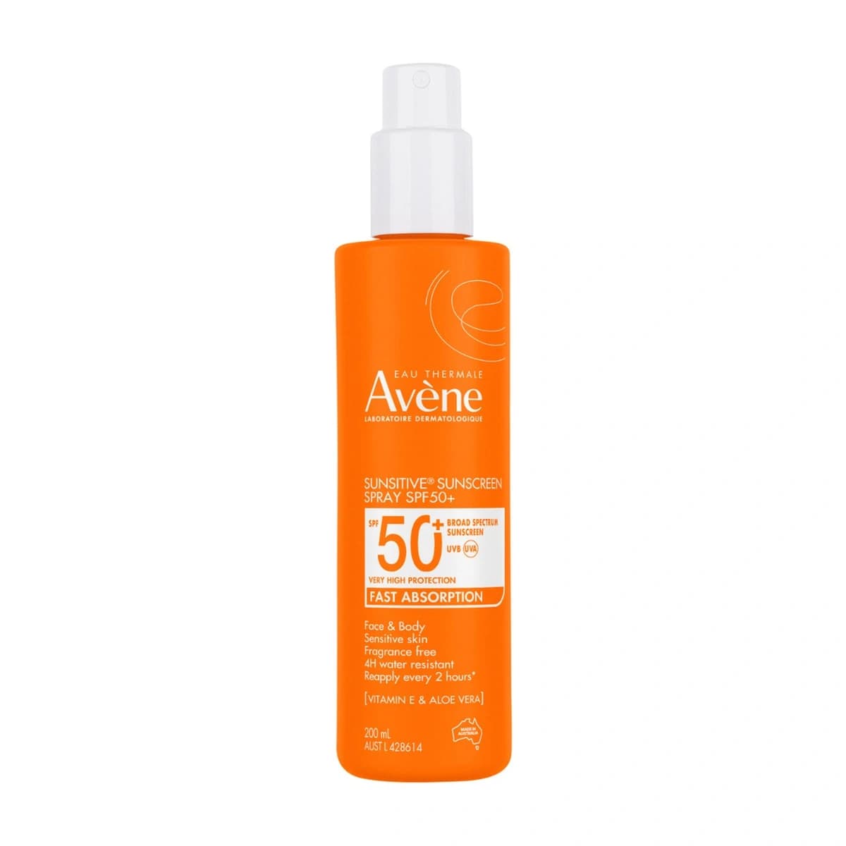 Avene, Sunscreen Spray Spf 50+, for Sensitive Skin - 200 Ml (Larawan 1 ng 2)