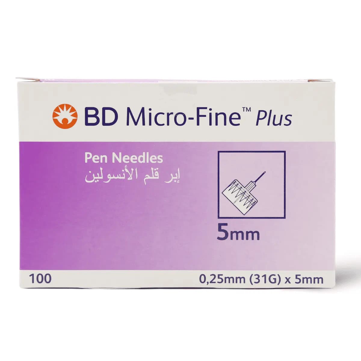 BD, Insulin Pen 31G Needles 5Mm - 100 Pcs (Image 2 of 2)