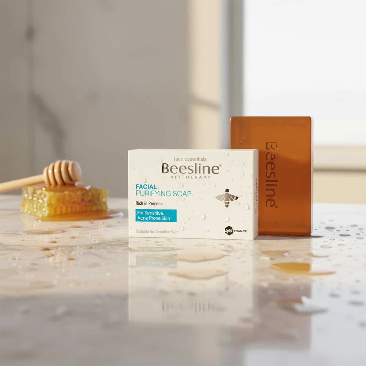 Beesline, Facial Purifying Soap Bar For Prone Acne Skin - 85 Gm (Larawan 2 ng 2)