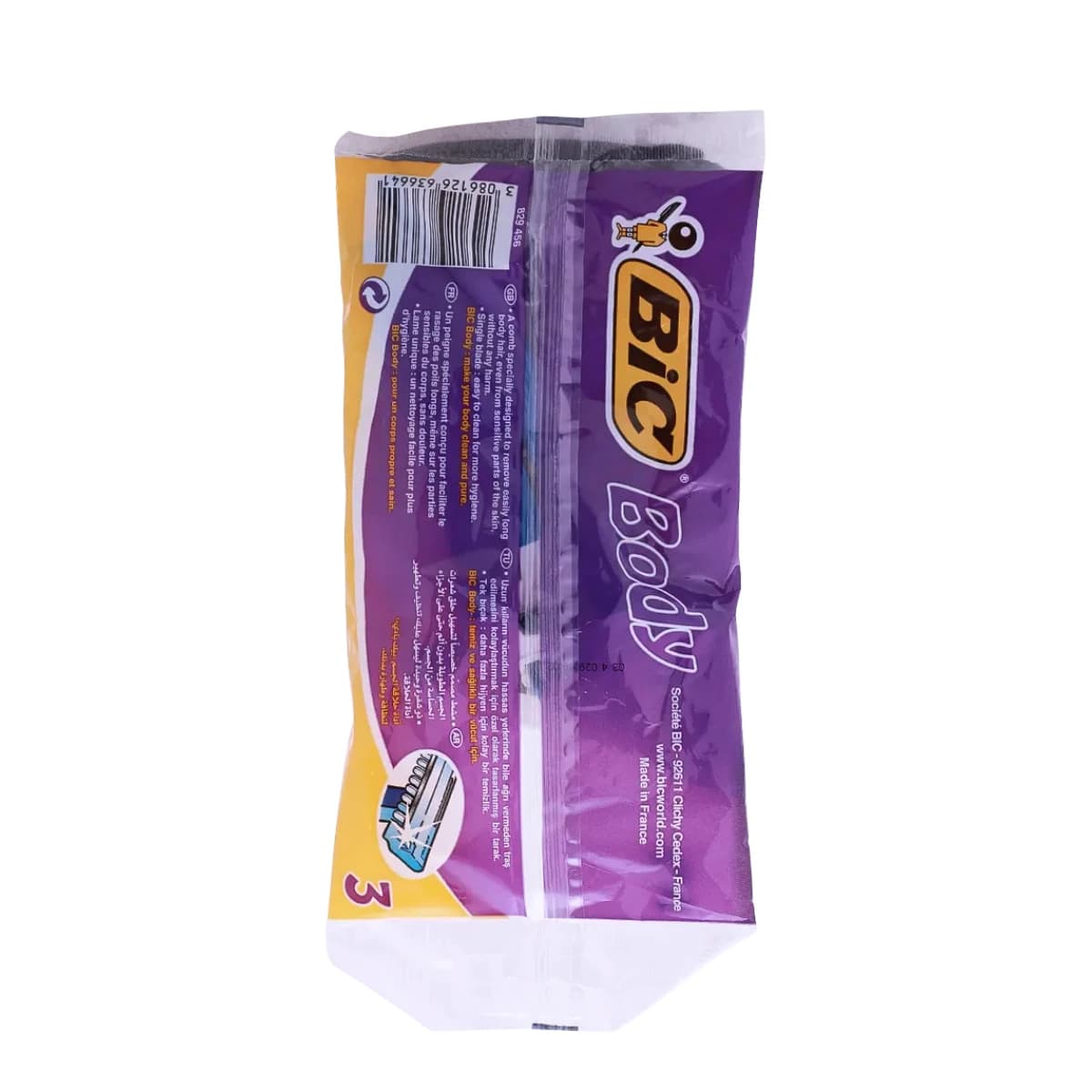 Bic, Body Razor, Single Blade - 3 Pieces (Image 1 of 2)