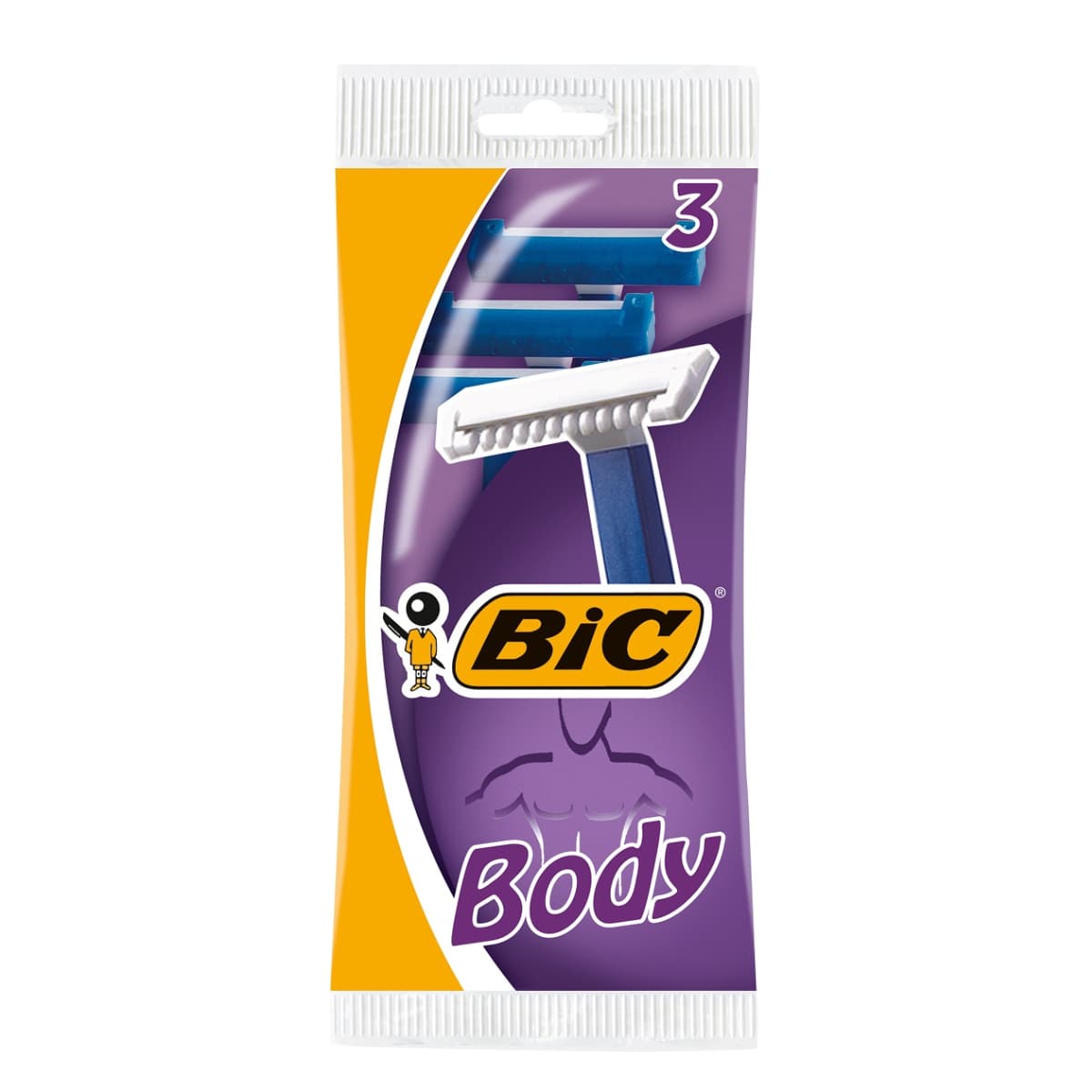 Bic, Body Razor, Single Blade - 3 Pieces (Image 2 of 2)