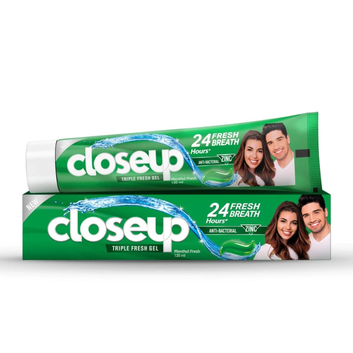 Closeup, Toothpaste Antibacterial Menthol Chill - 120 Ml (Image 1 of 5)