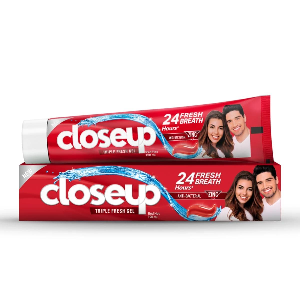 Closeup, Toothpaste Antibacterial Red Hot - 120 Ml (Image 1 of 5)