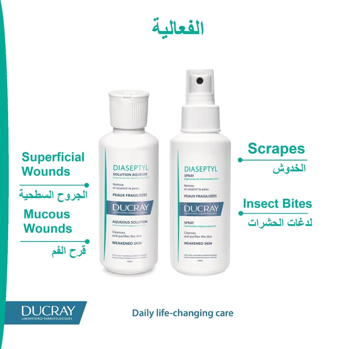 Ducray, Diaseptyl, Spray - 125 Ml (Larawan 3 ng 4)