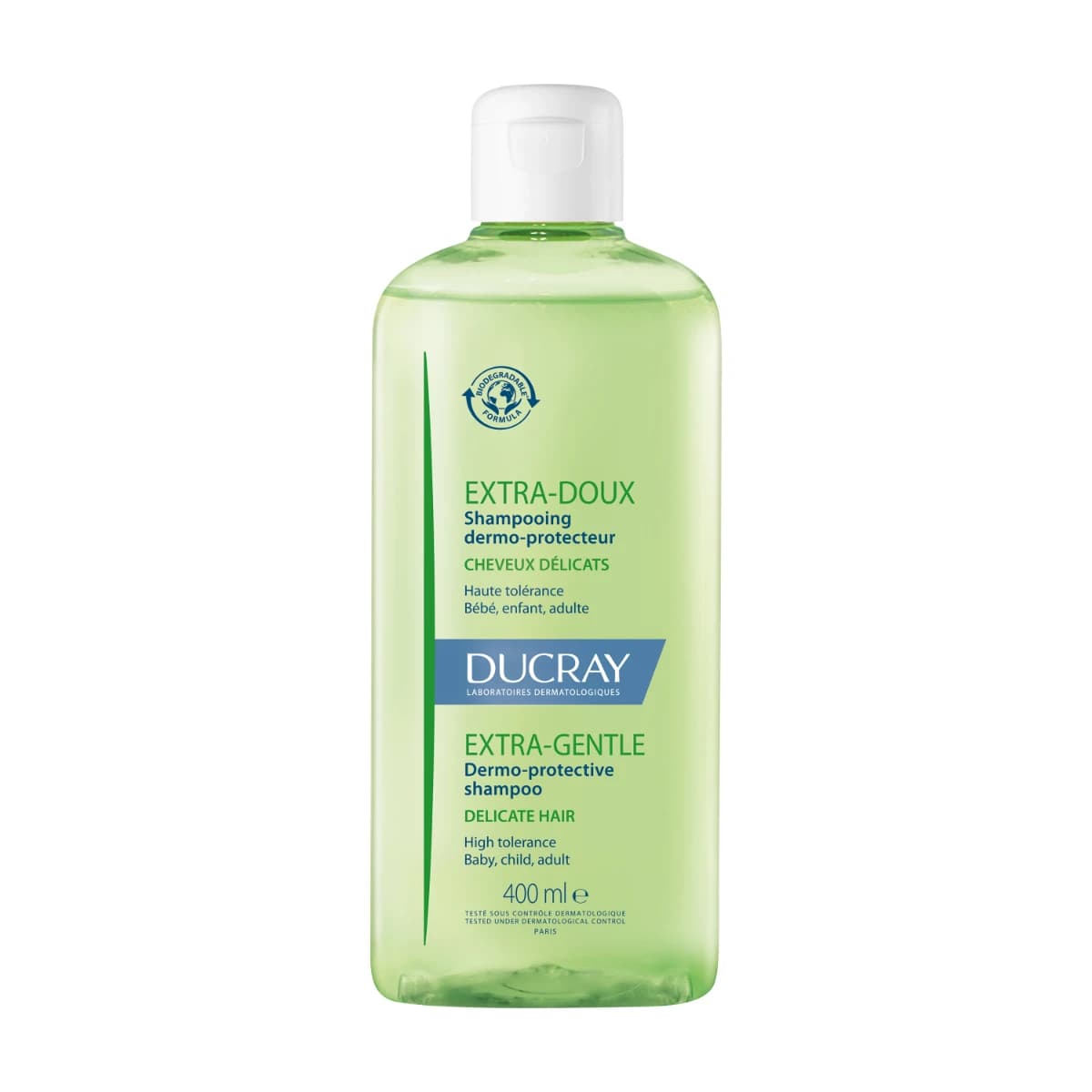 Ducray, Shampoo, Extra-Gentle, Dermo-Protective - 400 Ml (Image 1 of 4)