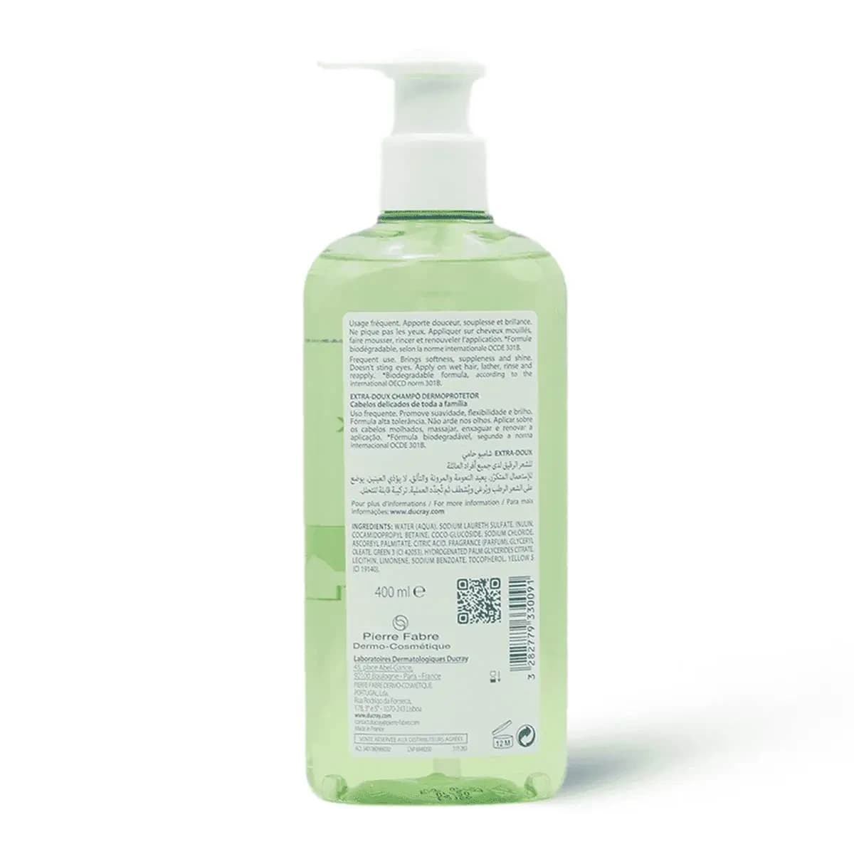 Ducray, Shampoo, Extra-Gentle, Dermo-Protective - 400 Ml (Image 2 of 4)