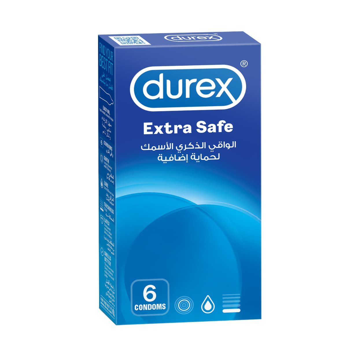 Durex, Condom Extra Safe - 6 Pcs (Image 2 of 2)