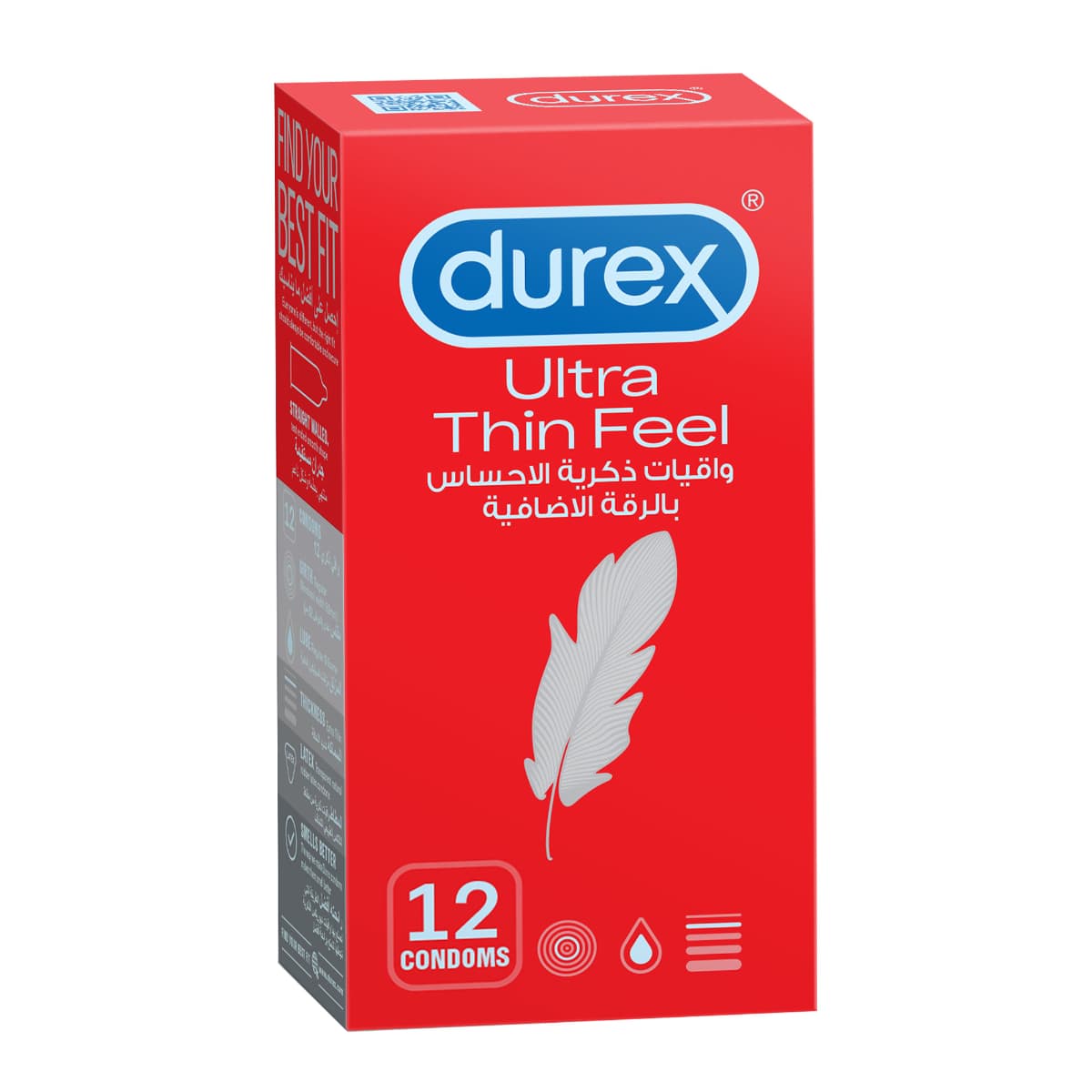 Durex, Condom Thin Feel - 12 Pcs (Image 1 of 1)