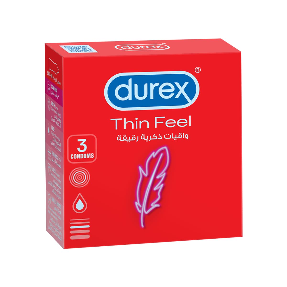 Durex, Condom Thin Feel - 3 Pcs (Larawan 2 ng 2)
