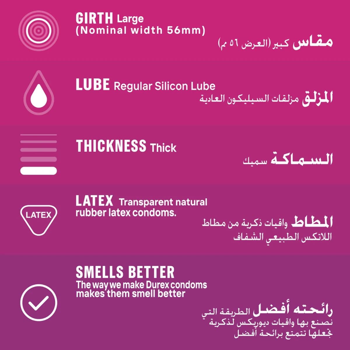 Durex, Condom Intense Pleasure - 12 Pcs (Image 1 of 2)