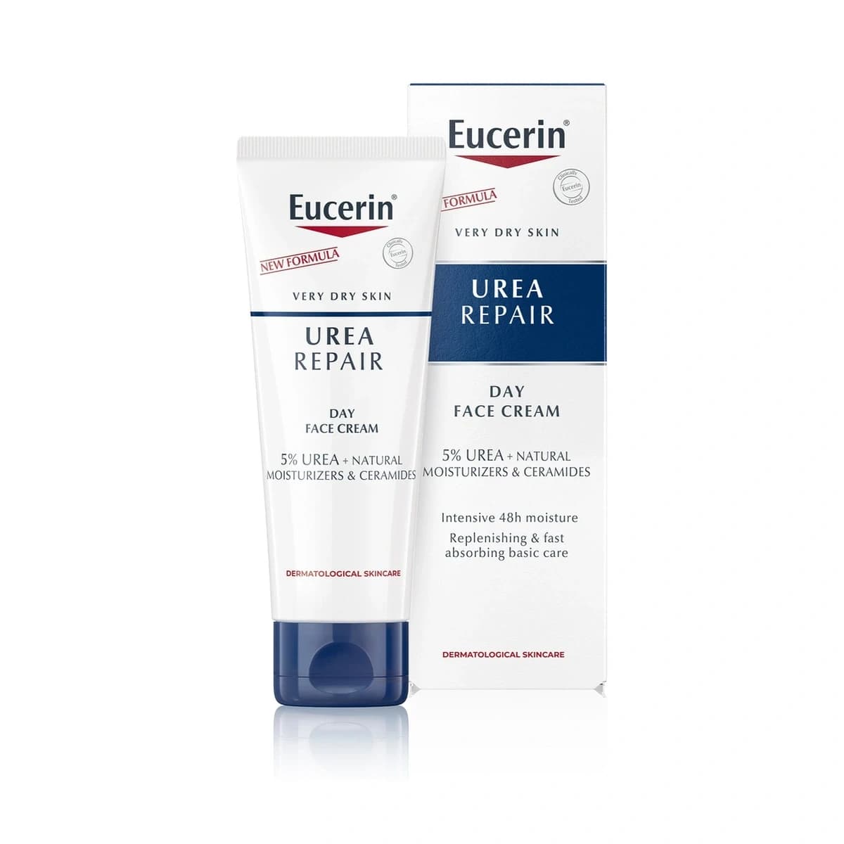Eucerin, Urea Repair, 5% Urea Face Cream, Smoothing - 50 Ml (Image 1 of 5)