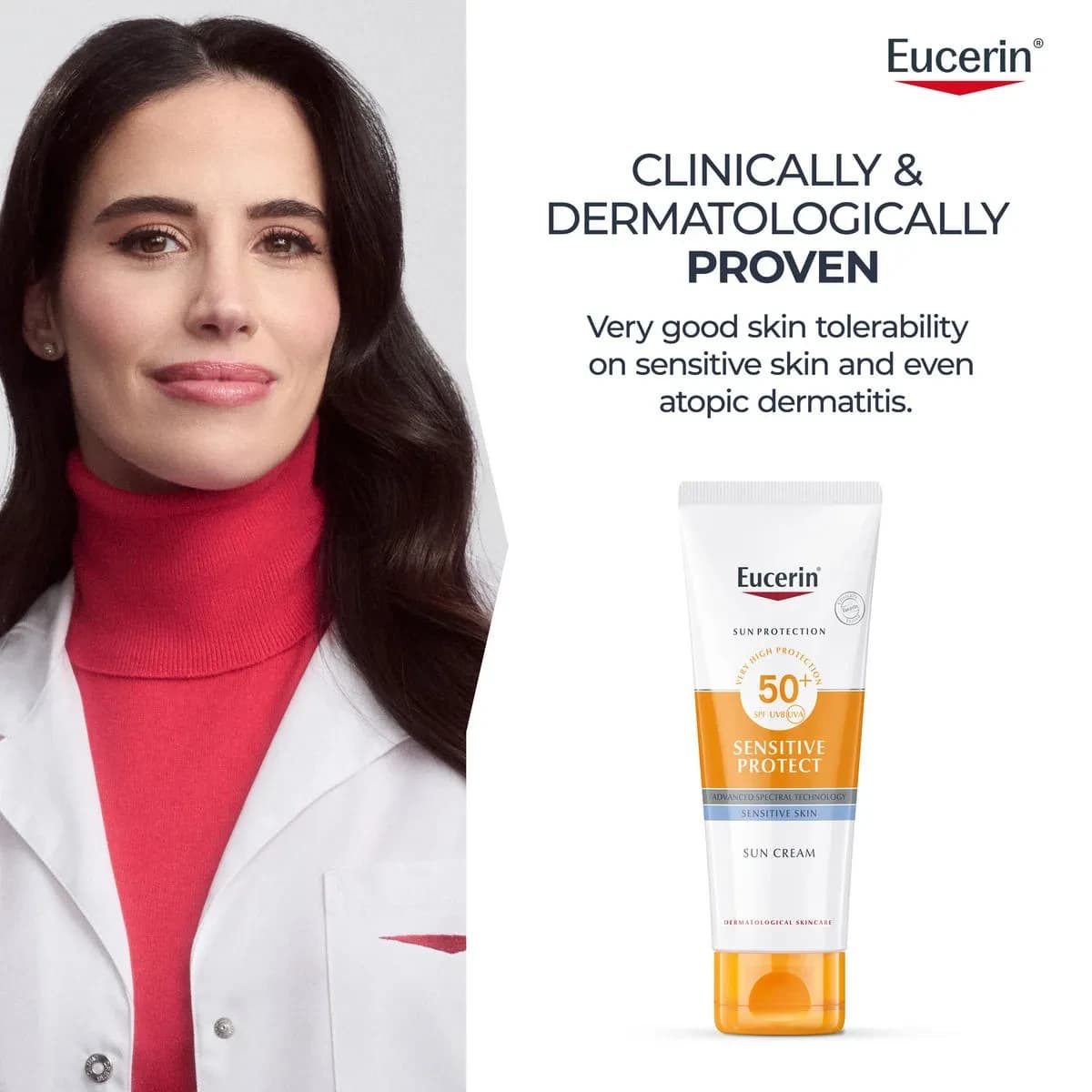 Eucerin Sun Cream Spf50+ - 50 Ml (Image 3 of 5)