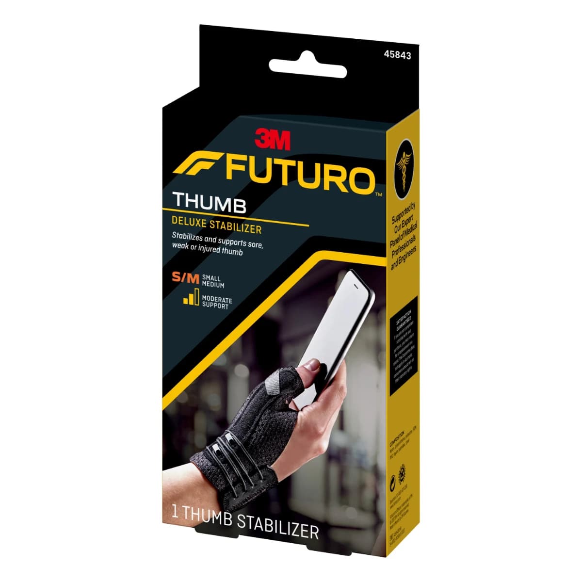 Futuro, Thumb Stabilizer Size S-M Black – 1 Pc (Image 1 of 2)