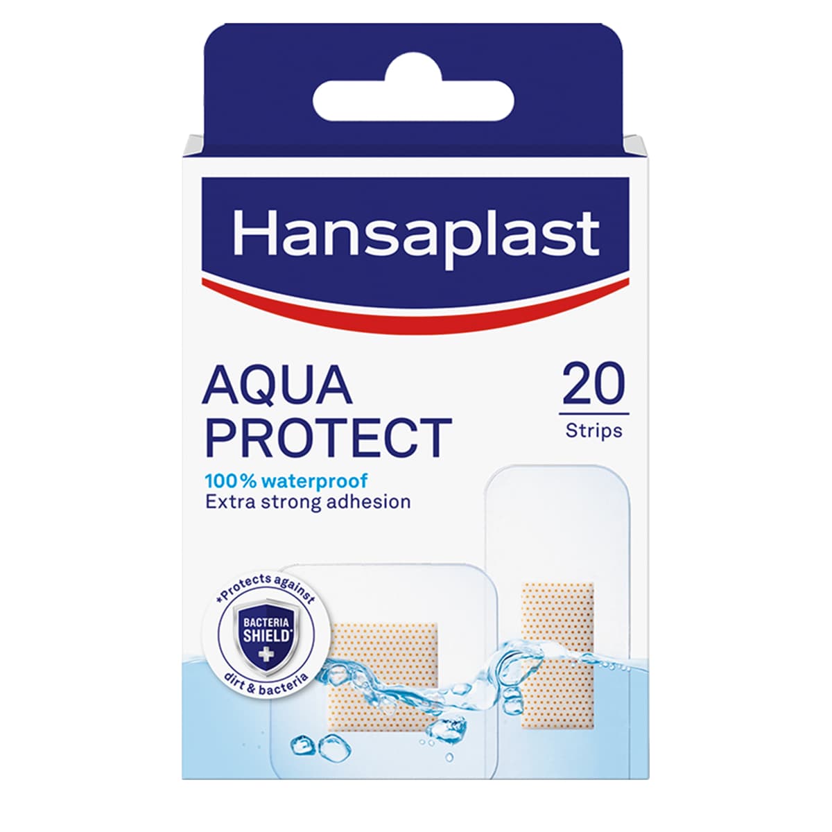 Hansaplast, Wound Plaster, Aqua Protect – 20 piraso. (Larawan 2 ng 2)