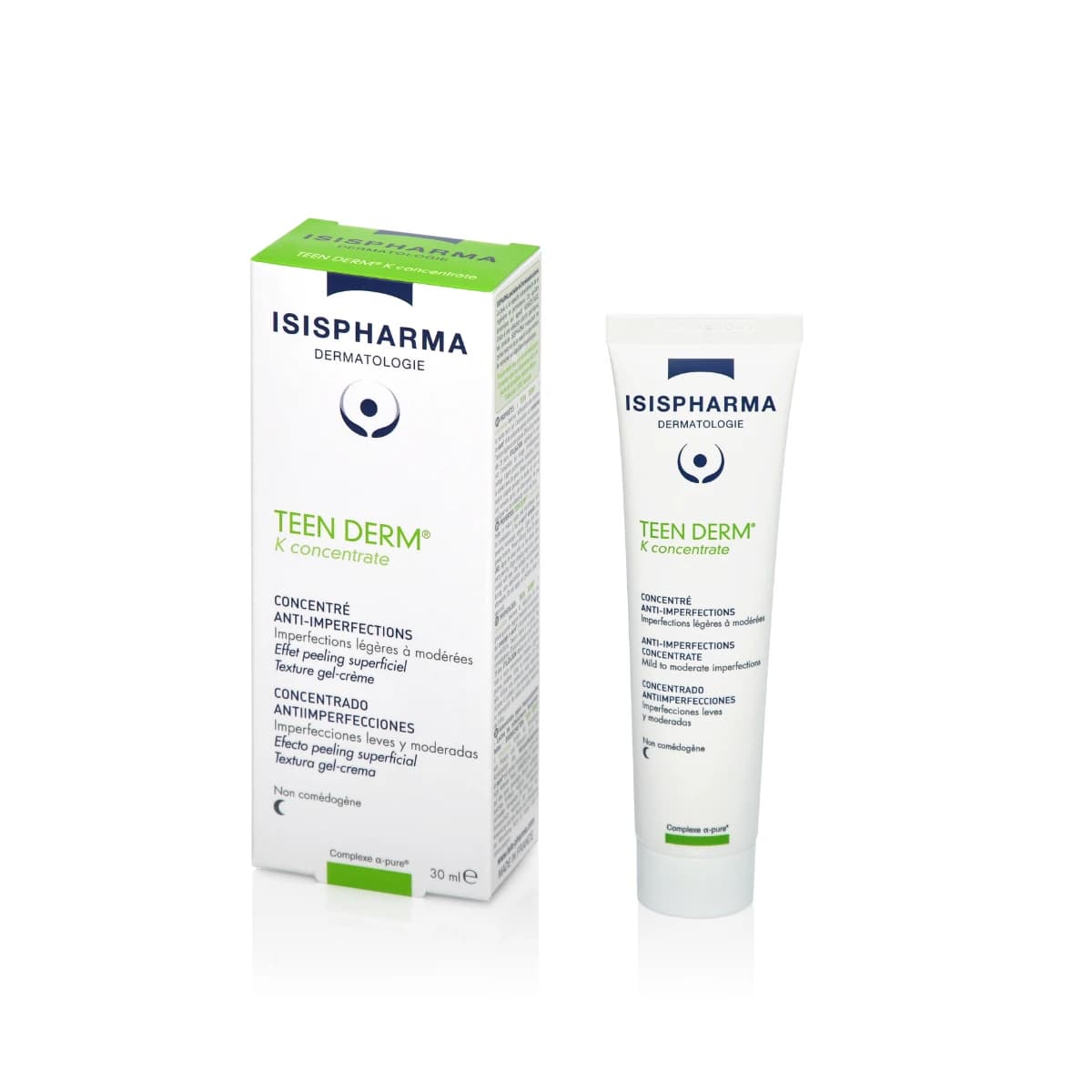 Isis Pharma Teen Derm K Concentrate, For Spots & Blackheads - 30 Ml (Larawan 1 ng 2)