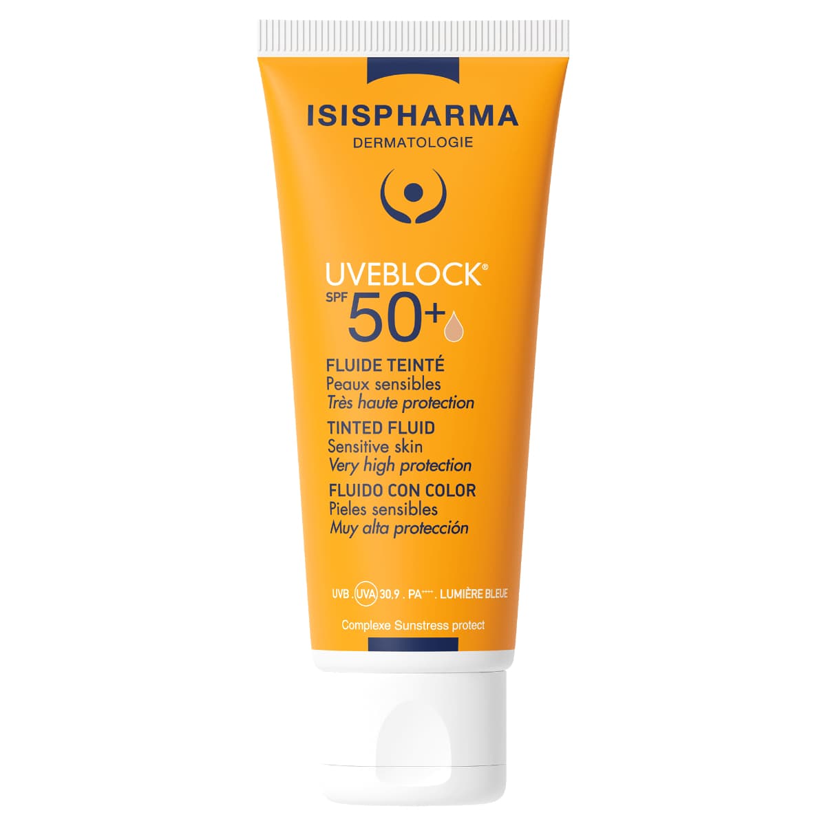 ISIS, Uveblock SPF 50+, Light Tinted Fluid - 40 Ml (Larawan 1 ng 1)