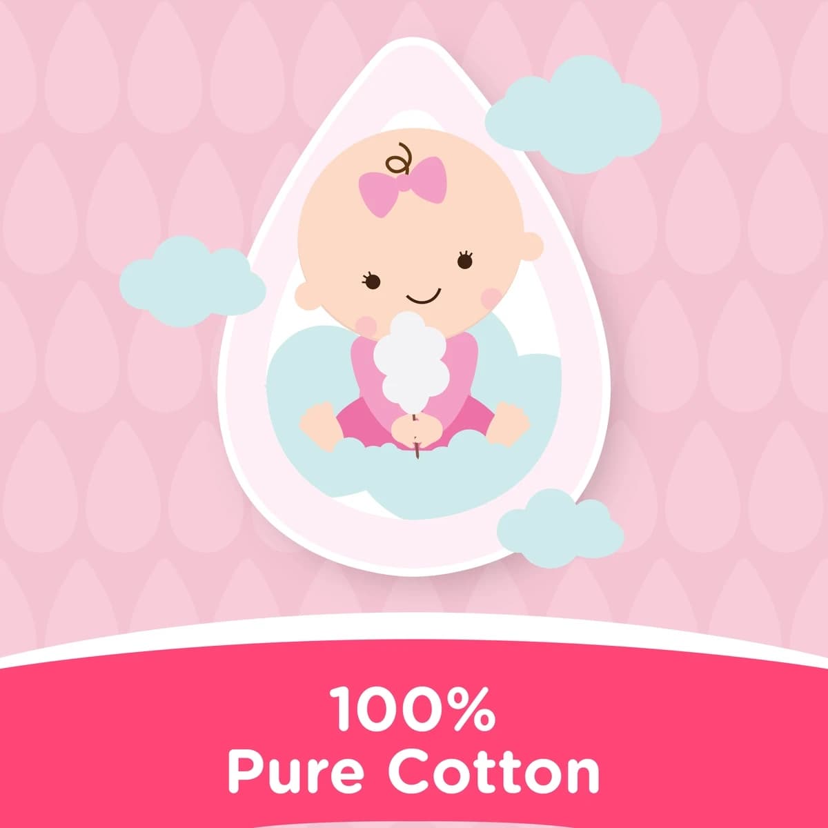 Johnsons, Baby Pure Cotton Balls - 50 Pcs (Larawan 3 ng 5)