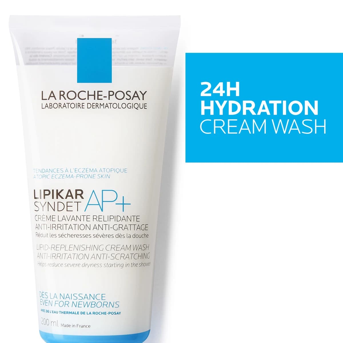 La Roche-Posay, Lipikar Syndet Ap+, Wash Cream, Anti-Irritation & Anti-Scratching - 200 Ml (Image 3 of 5)