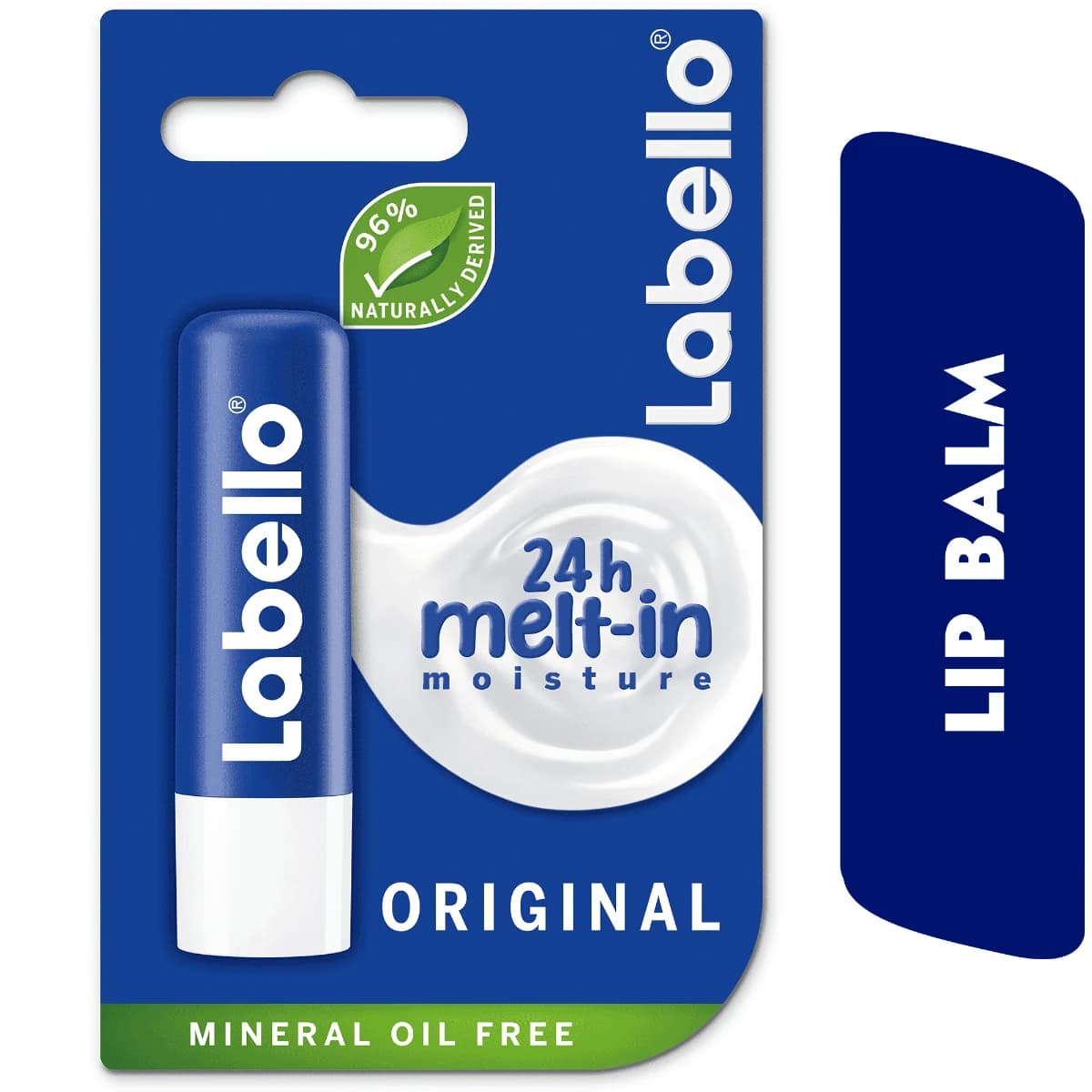 Labello, Lip Balm, Original White, For Lip Care - 4.8 Gm (Larawan 1 ng 5)
