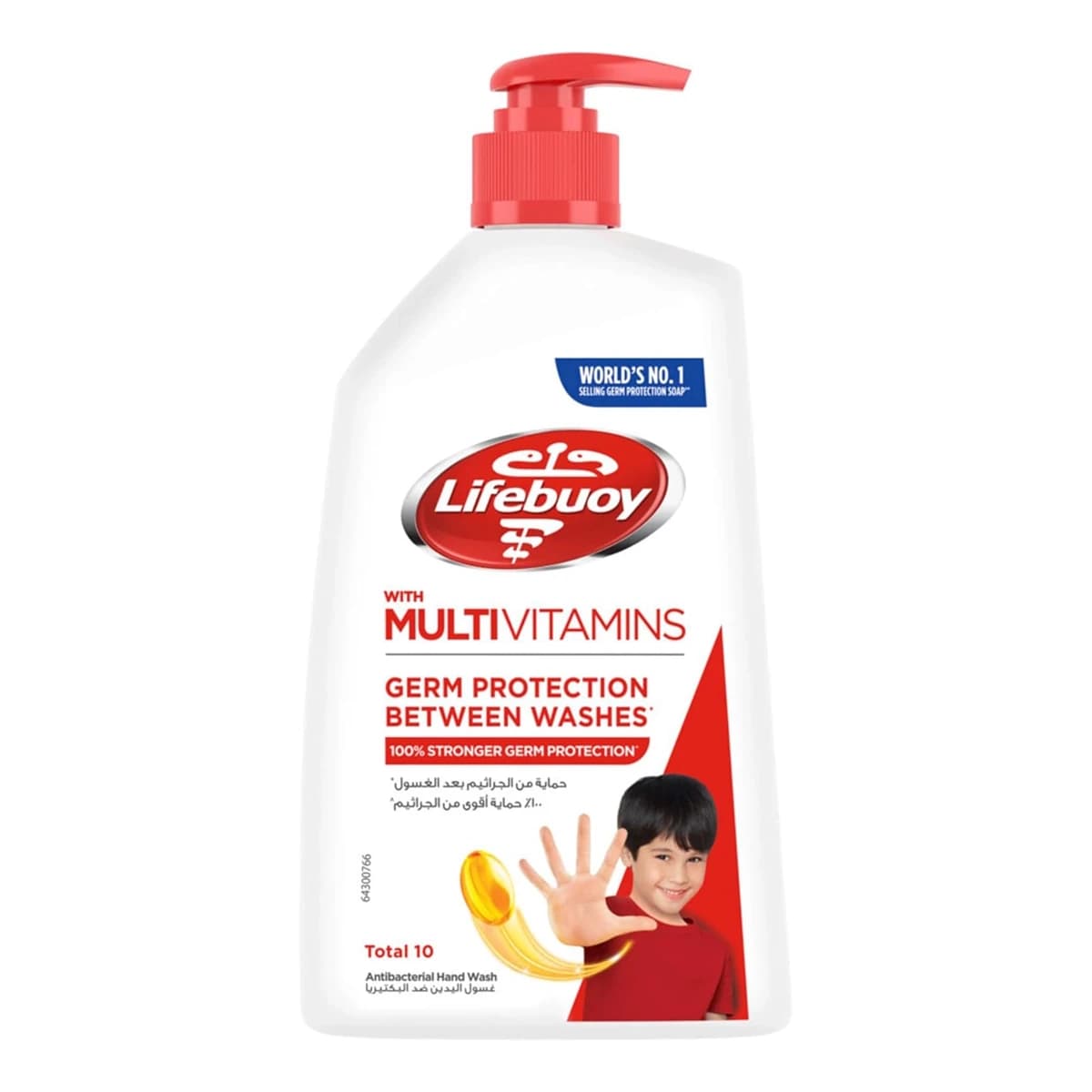 Lifebuoy, Hand Wash Antibacterial Total 10 - 500 Ml (Larawan 1 ng 5)