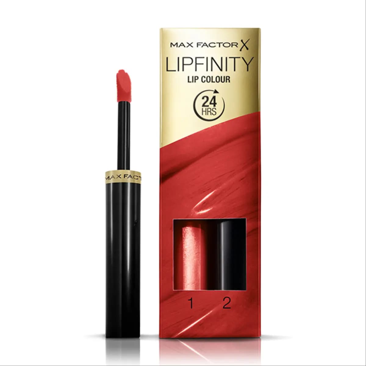 Max Factor, Lipfinity Lip Colour Lipstick, 2-Step Long Lasting Hot - 1 Kit (Image 1 of 1)