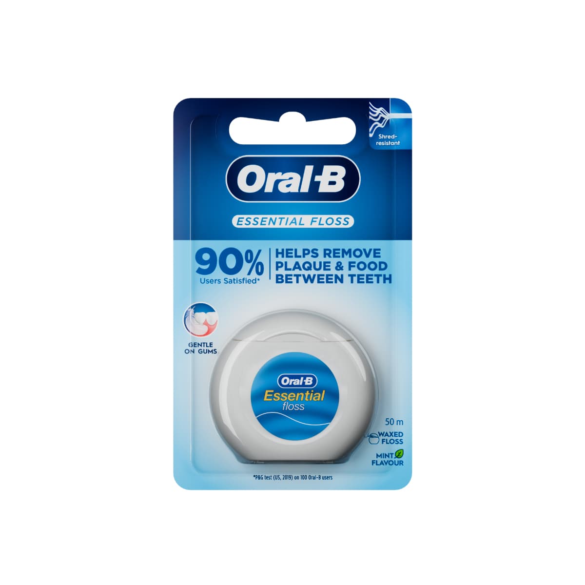 Oral-B, Essential Floss Waxed Dental Floss - 1 Pc (Larawan 2 ng 2)