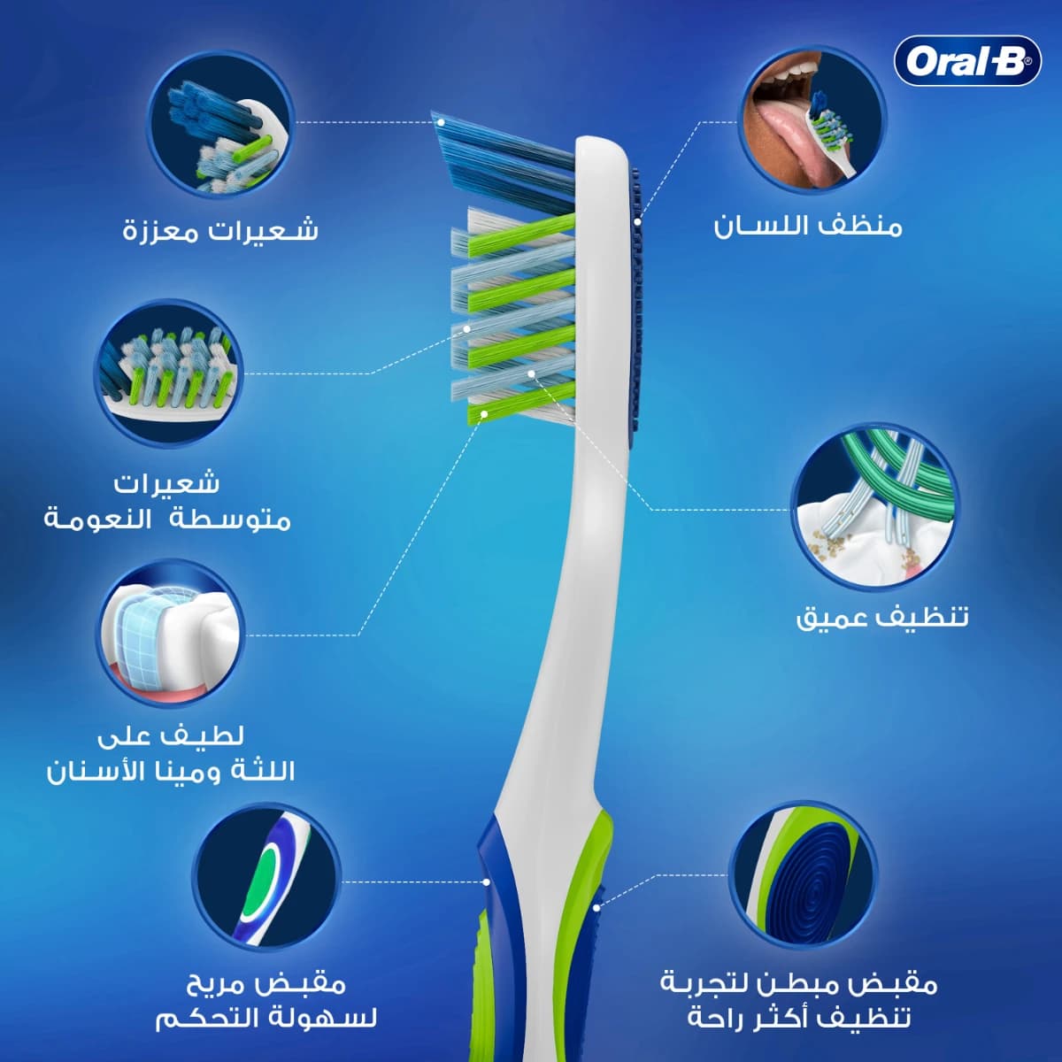Oral-B, প্রো এক্সপার্ট টুথব্রাশ, নরম - ১ পিস (ছবি ১ / ২)