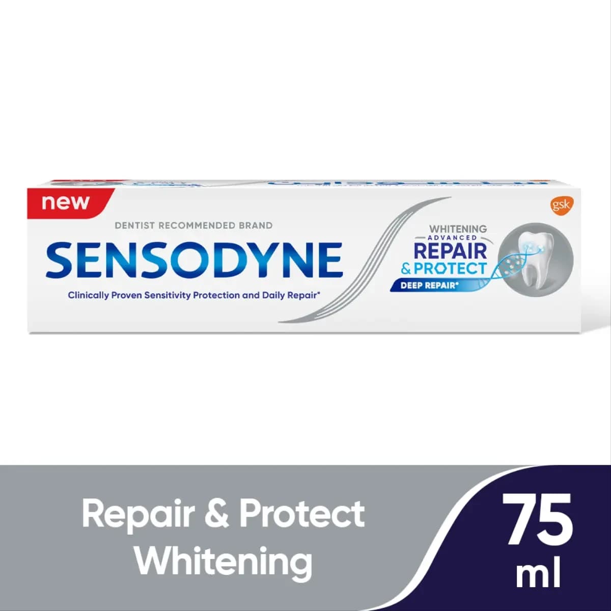 Sensodyne, Advanced Repair & Protect Whitening Toothpaste - 75 Ml (Image 1 of 4)