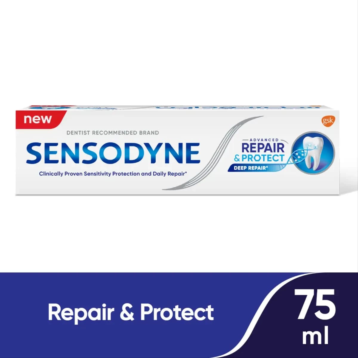 Sensodyne, Toothpaste Advanced Repair & Protect Toothpaste - 75 Ml (Larawan 1 ng 4)