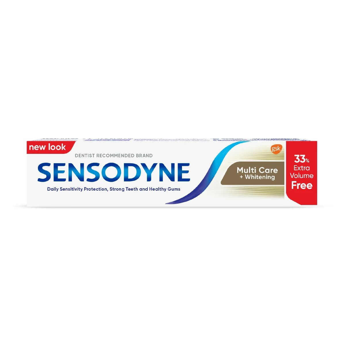 Sensodyne, Multi Care & Whitening Toothpaste 33% Extra - 100 Ml (Image 2 of 2)